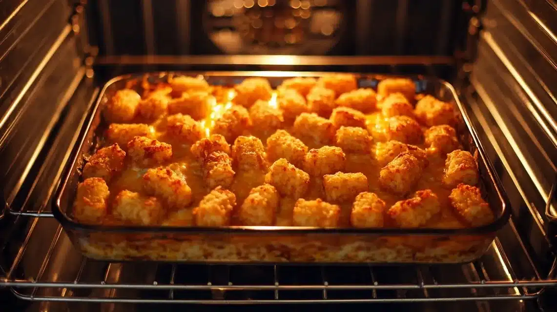Oven ready for chicken bacon ranch tater tot casserole