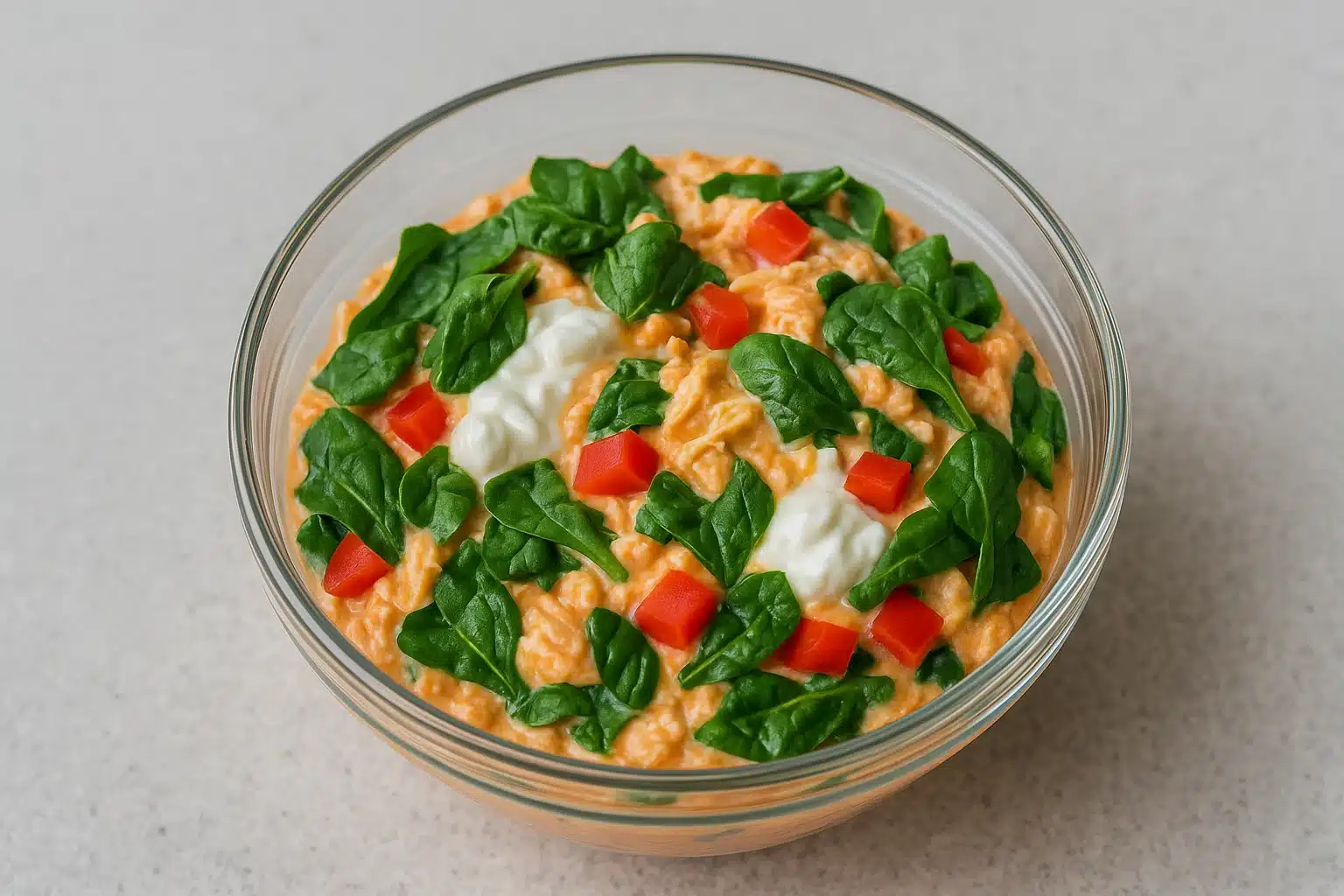Healthy add-ins for cottage cheese buffalo chicken dip