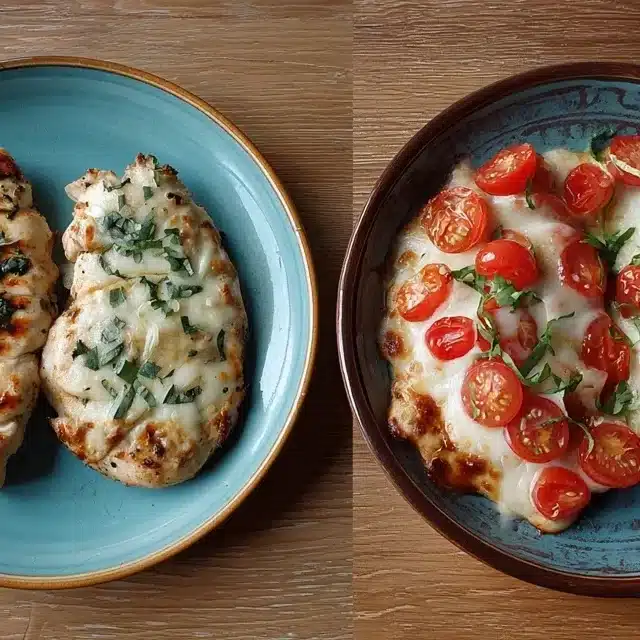 Olive Garden vs homemade grilled chicken Margherita calorie comparison