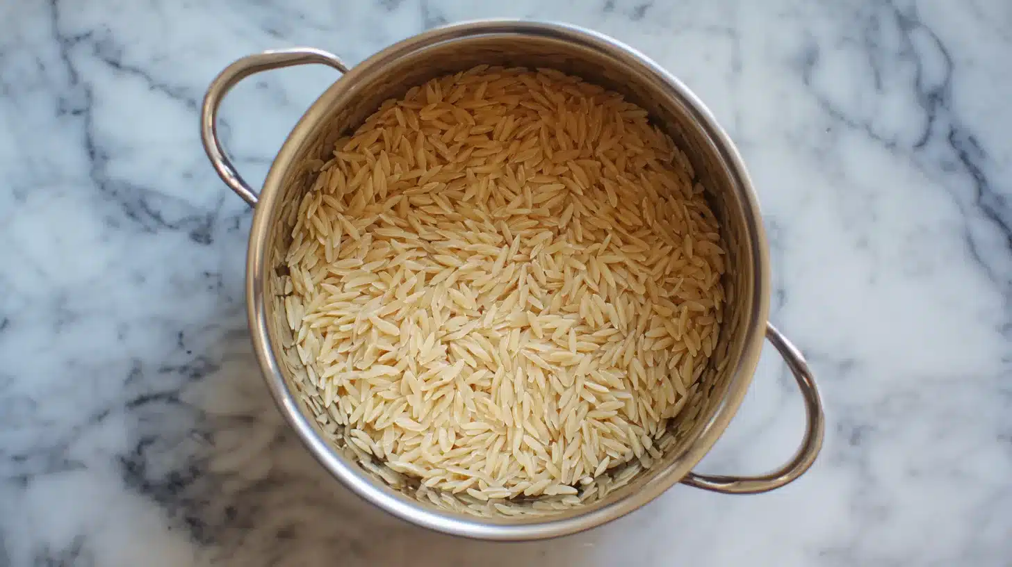 Cooking orzo for chicken alfredo orzo