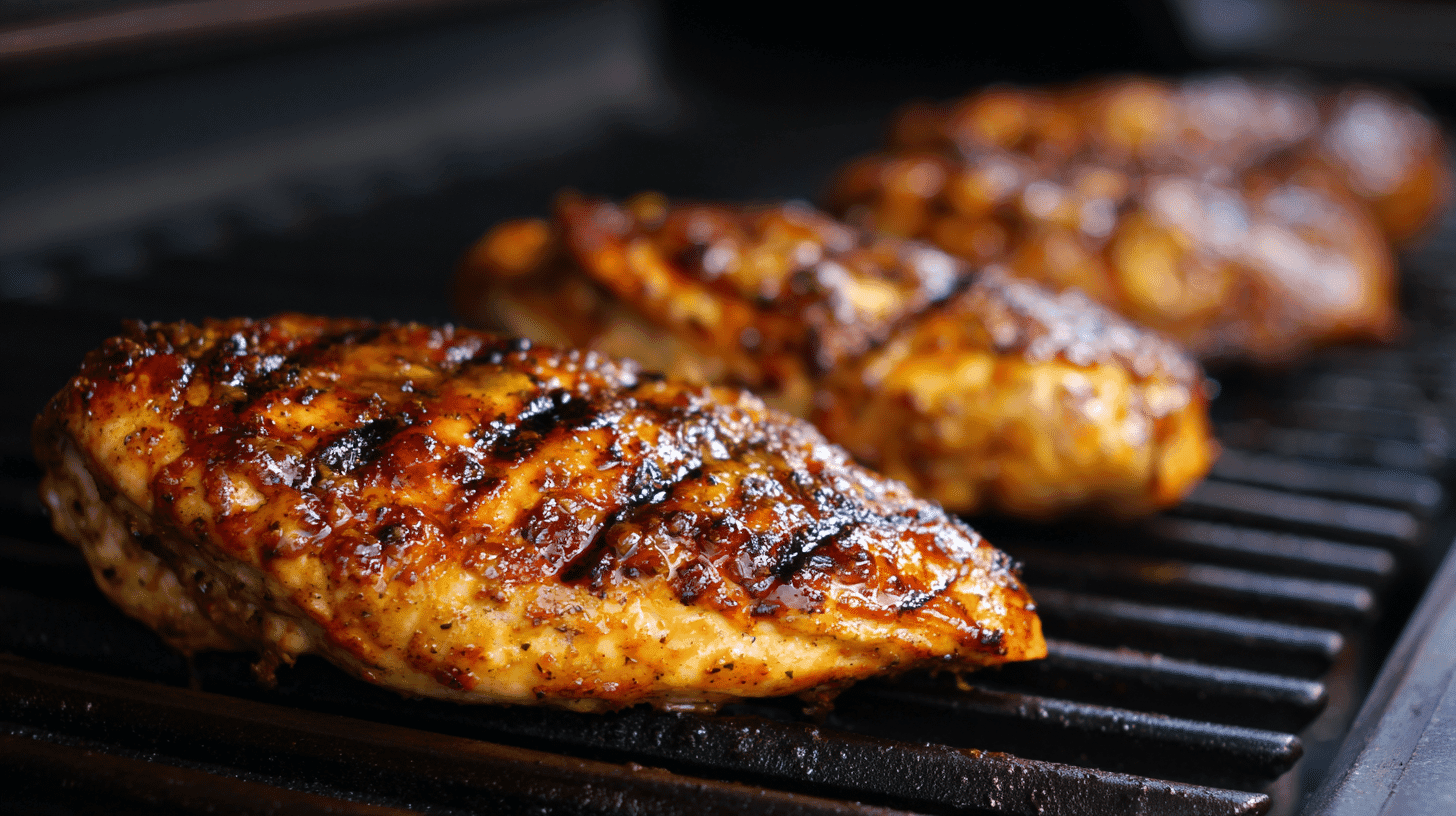 grilled mexican style chicken thighs cooking