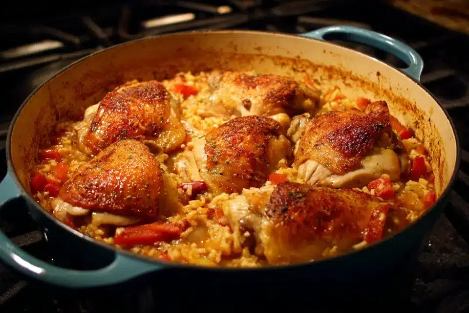 Adding chicken back to Cajun Chicken and Rice