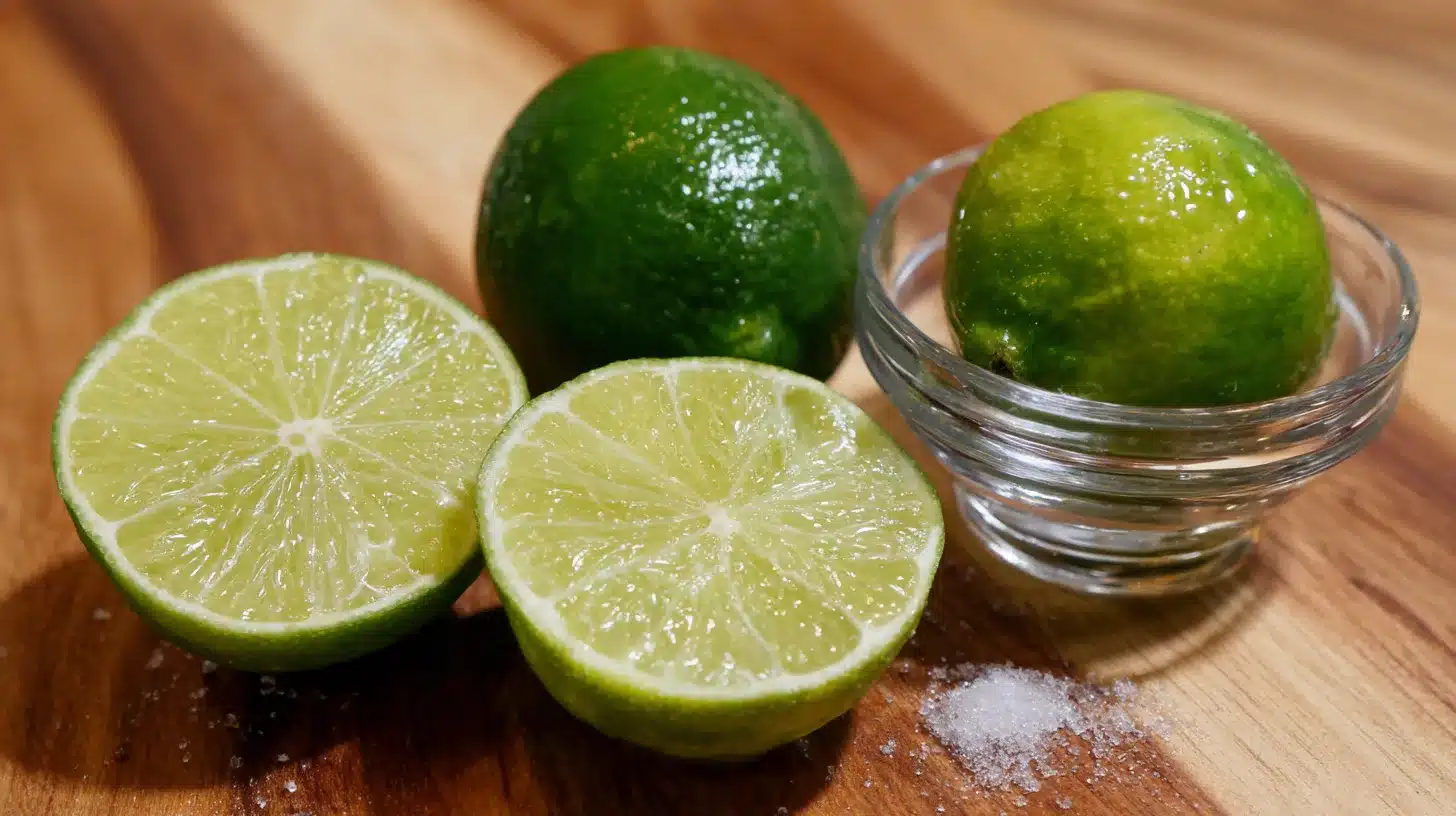 Lime juice added to white bean chicken chili