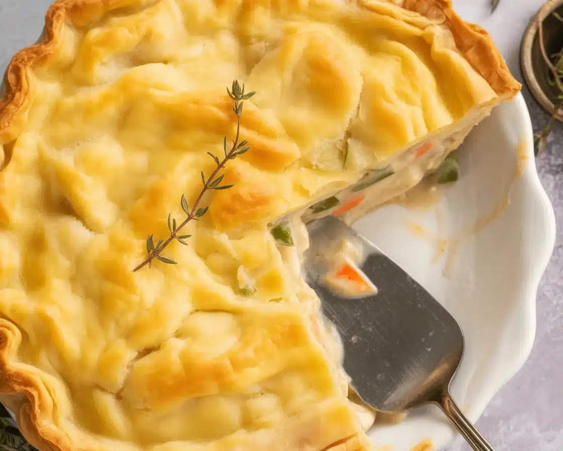 Discover a comforting Chicken Pot Pie Recipe Homemade with tender chicken, fresh vegetables, and a flaky crust—perfect for family dinners.
