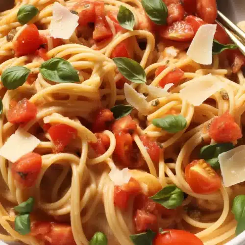 Homemade fresh tomato sauce for pasta with garlic and olive oil