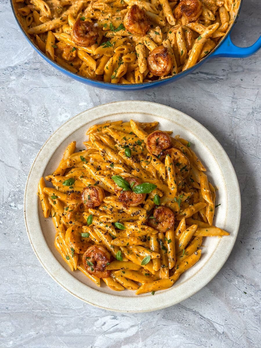 Creamy Boursin chicken pasta with tender chicken and sun-dried tomatoes.