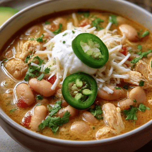 Easy White Bean Chicken Chili