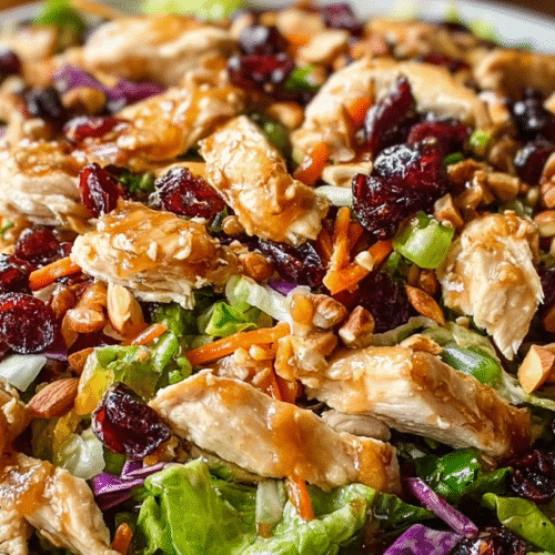healthy Asian Chicken Cranberry Salad 2025