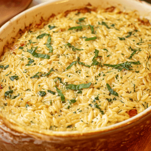 Orzo Boursin Bake Oven