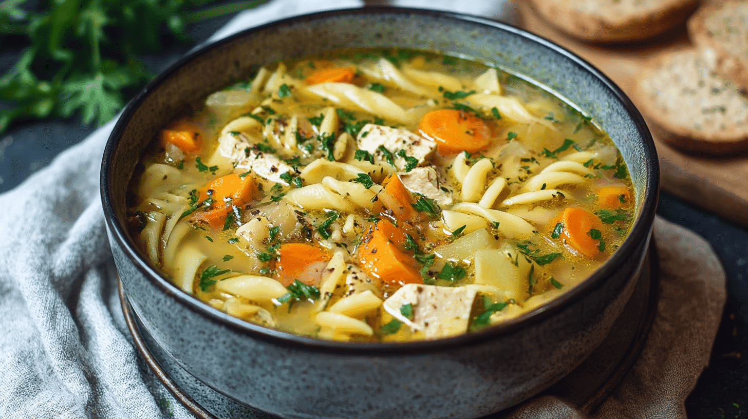 Vegan Chicken Noodle Soup