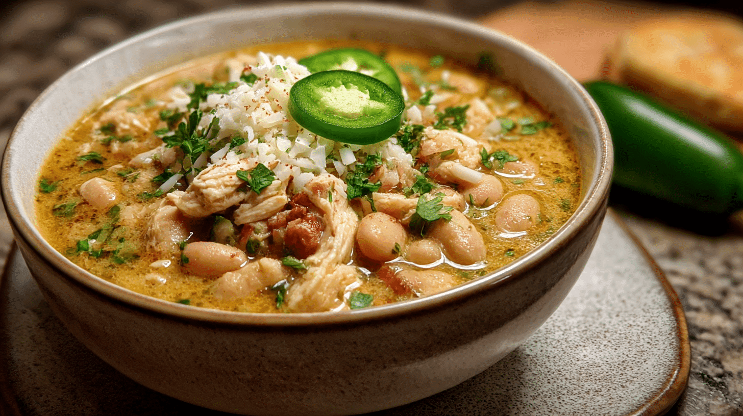 Cajun White Chicken Chili
