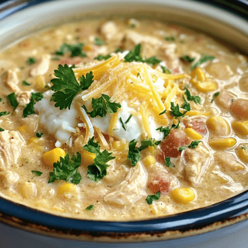 Crockpot White Chicken Chili Easy