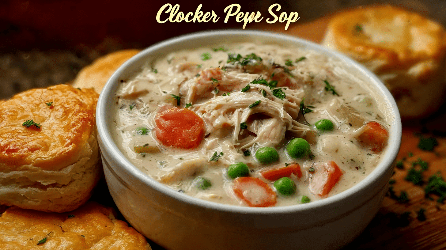 Slow Cooker Chicken Pot Pie Soup