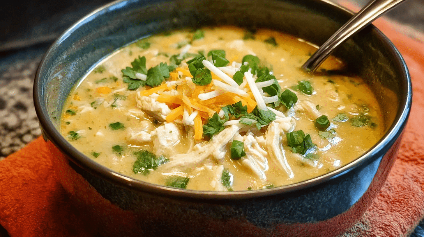 High Protein White Chicken Chili