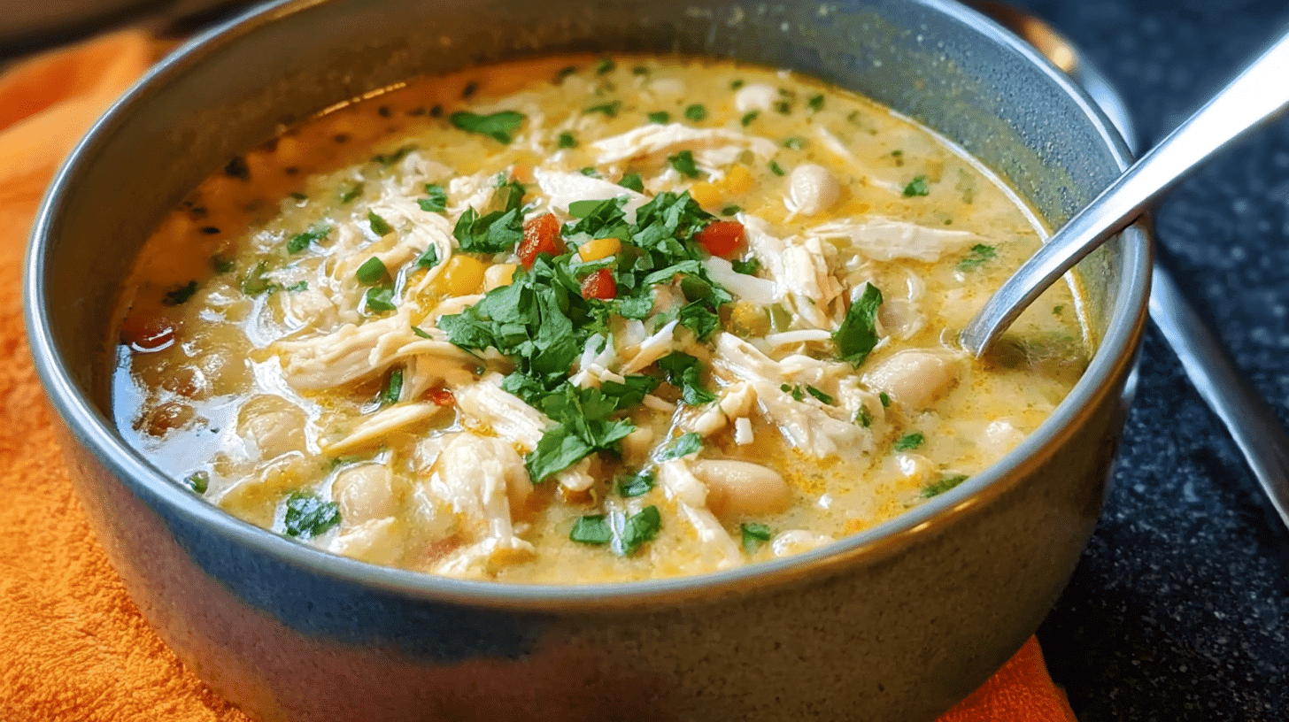 Stovetop White Chicken Chili