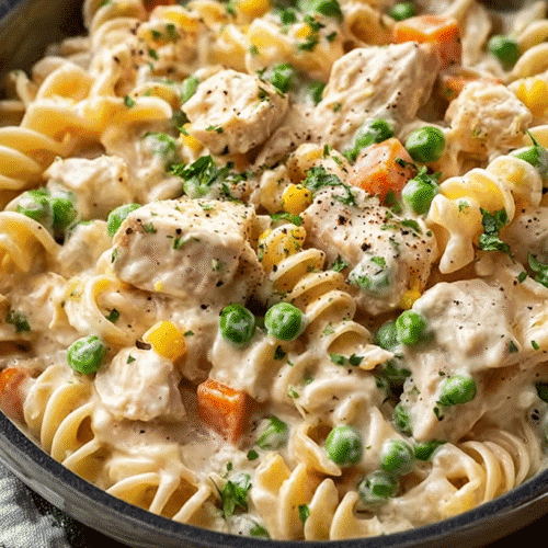 Creamy Chicken Pot Pie Pasta