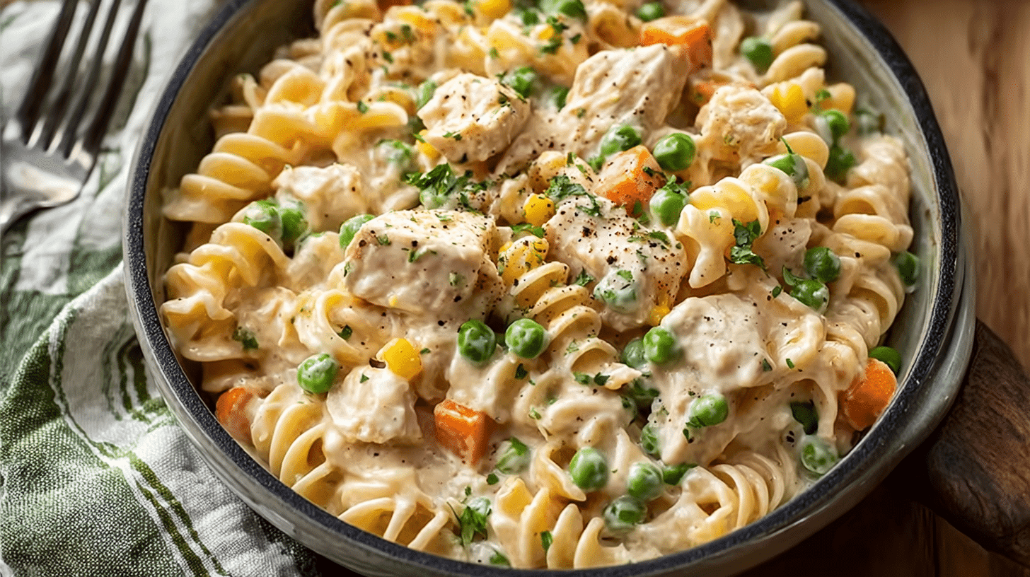 Creamy Chicken Pot Pie Pasta