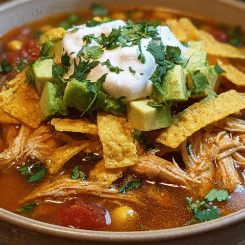 Instant Pot Chicken Tortilla Soup