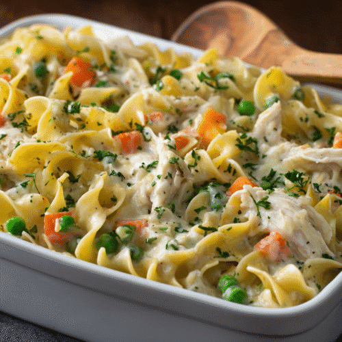 Chicken Pot Pie Casserole With Noodles