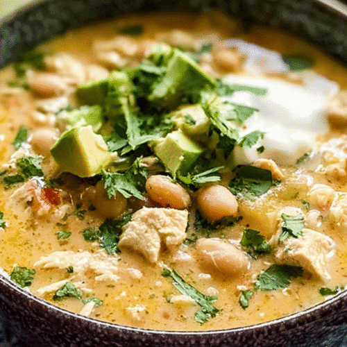 Healthy White Chicken Chili