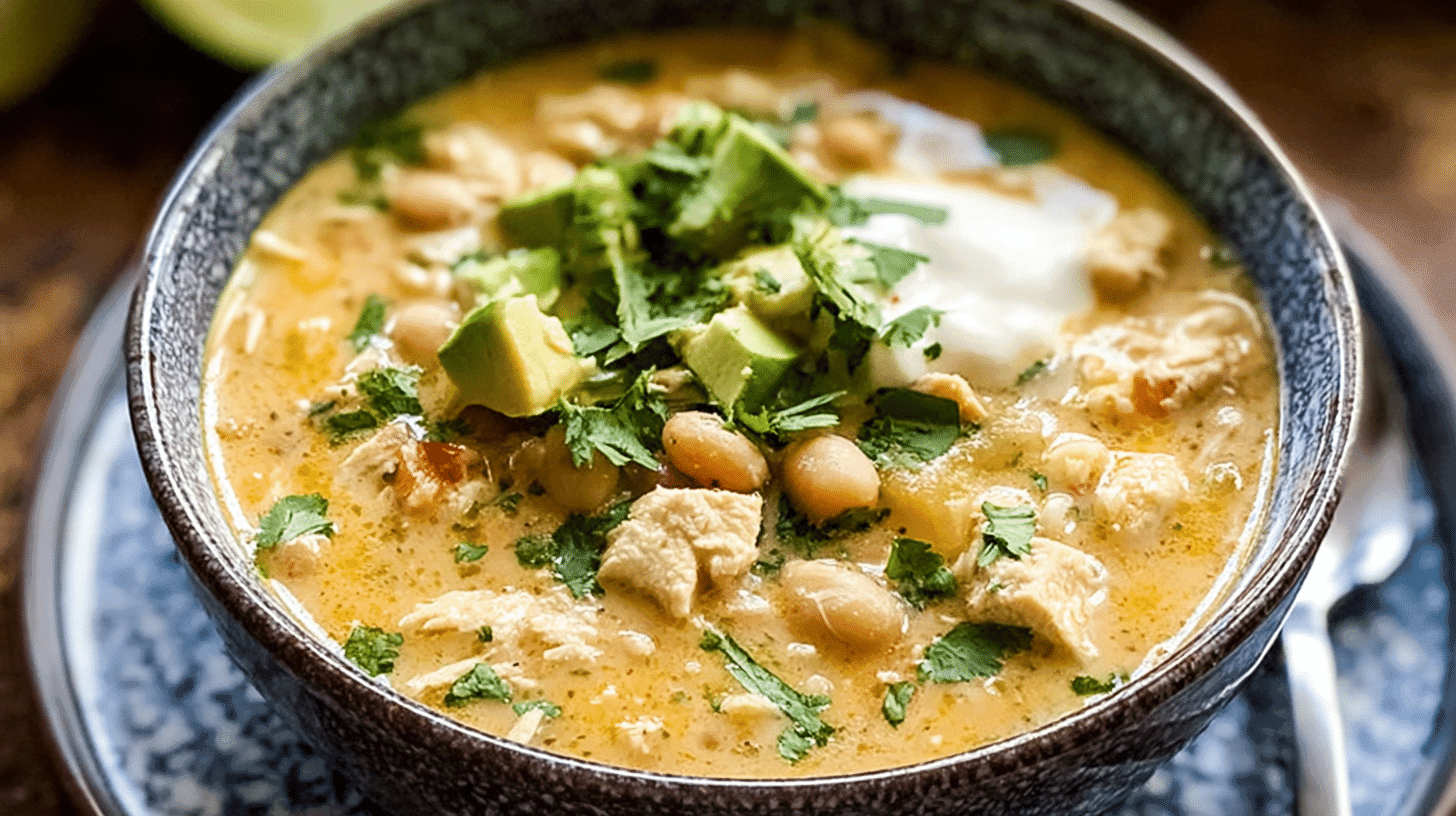 Healthy White Chicken Chili