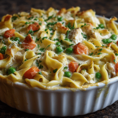 Chicken Pot Pie With Egg Noodles