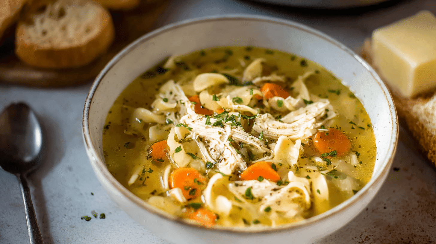 Instapot Chicken Noodle Soup