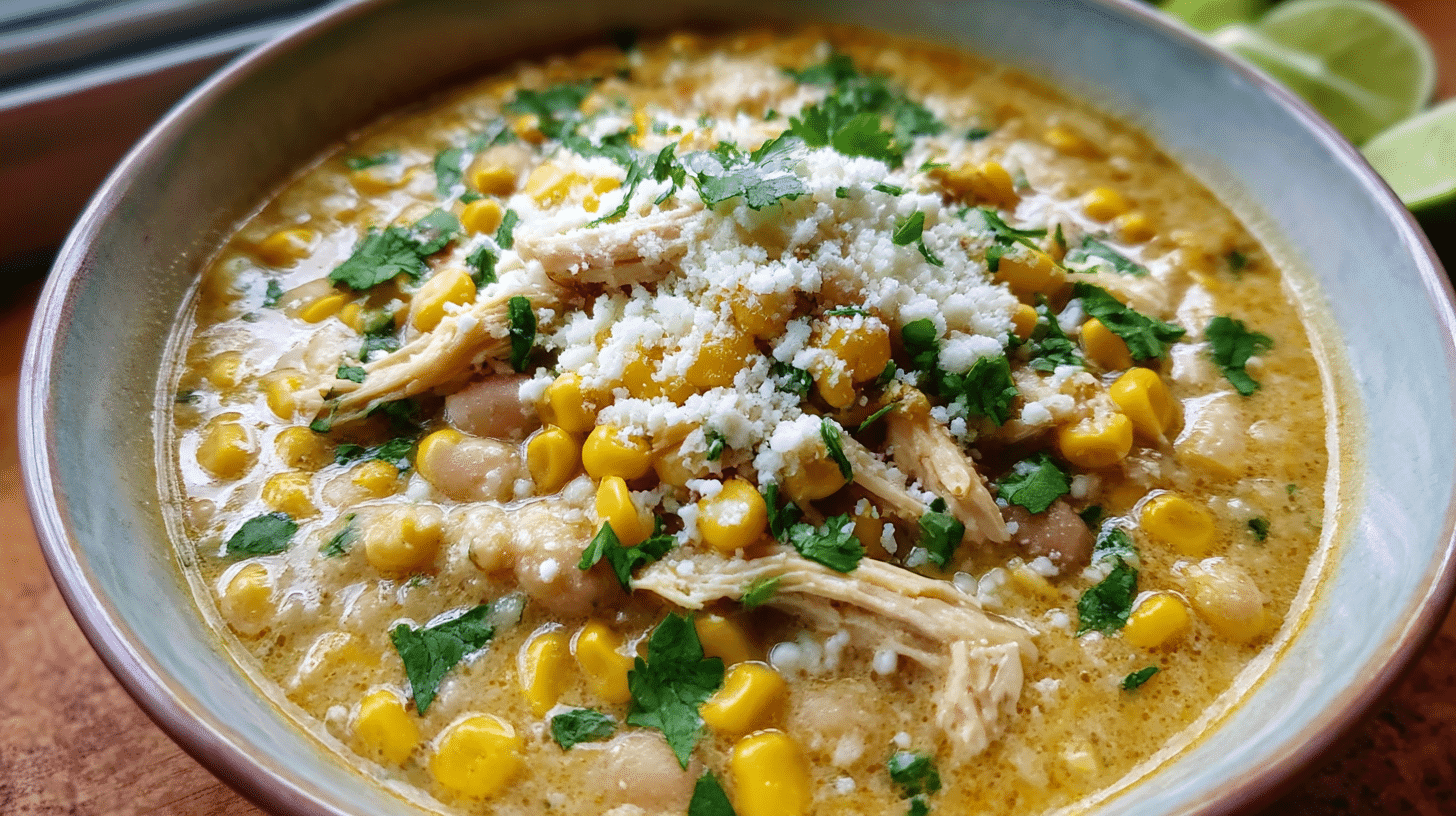 Mexican Street Corn White Chicken Chili