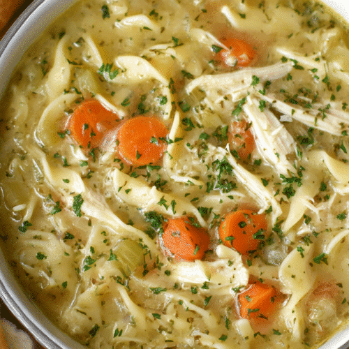 Homemade Chicken Noodle Soup Crockpot