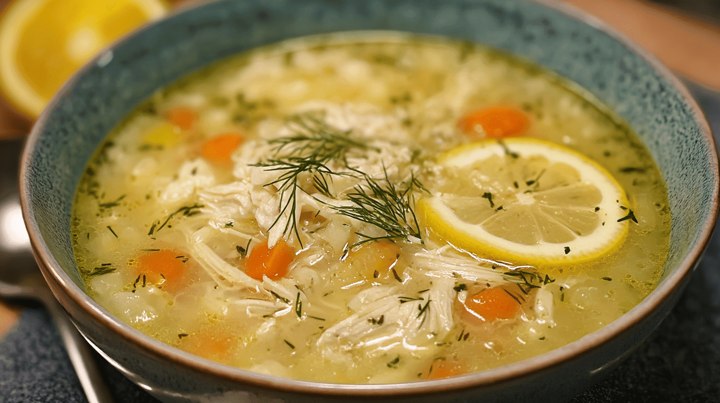 Greek Lemon Chicken Soup