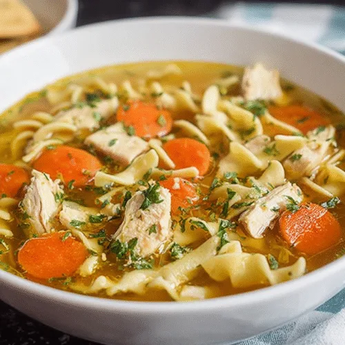 homemade chicken noodle soup instant pot