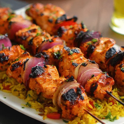 Middle Eastern-Style Grilled Chicken Kabobs