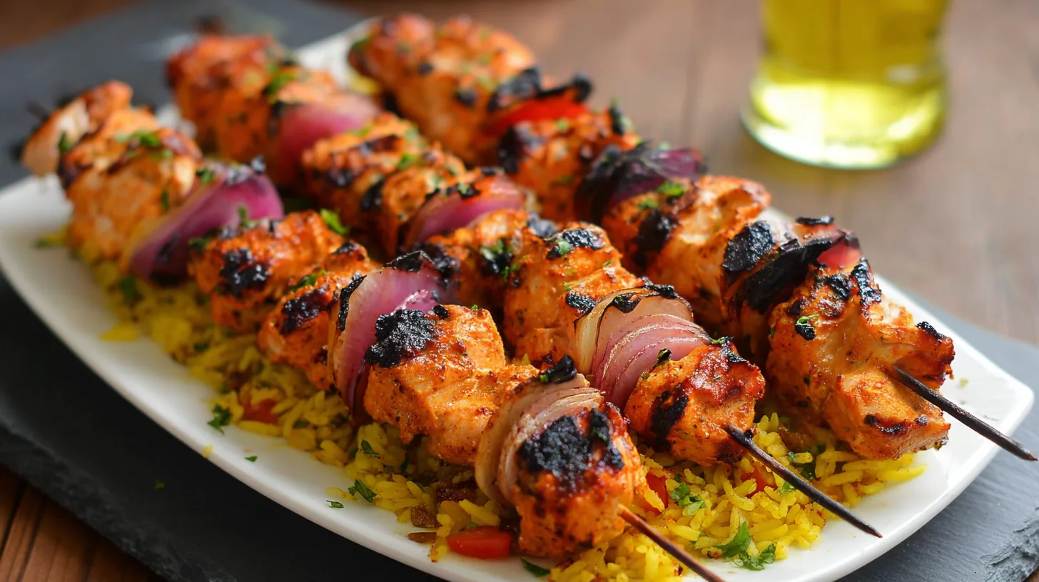 Middle Eastern-Style Grilled Chicken Kabobs