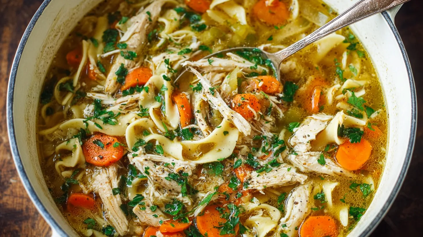 one pot chicken noodle soup easy recipes