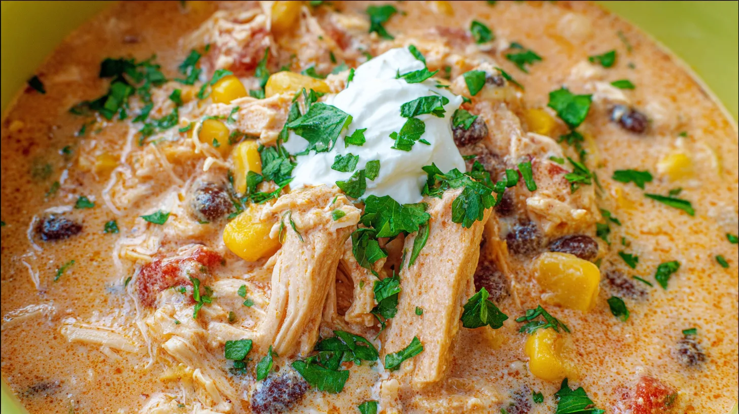 Cream Cheese Chicken Chili Crock Pot