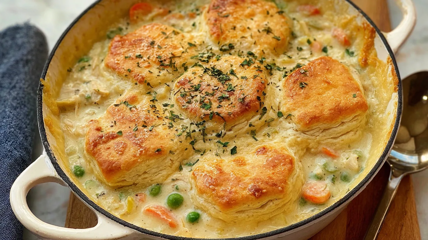 Lazy Chicken Pot Pie