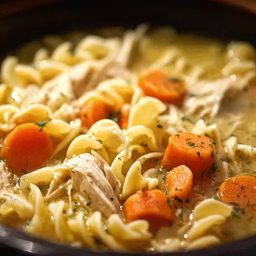 quick and easy chicken noodle soup crockpot