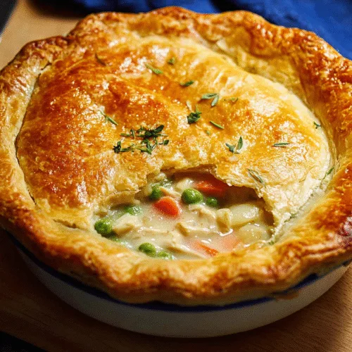 chicken pot pie with potatoes