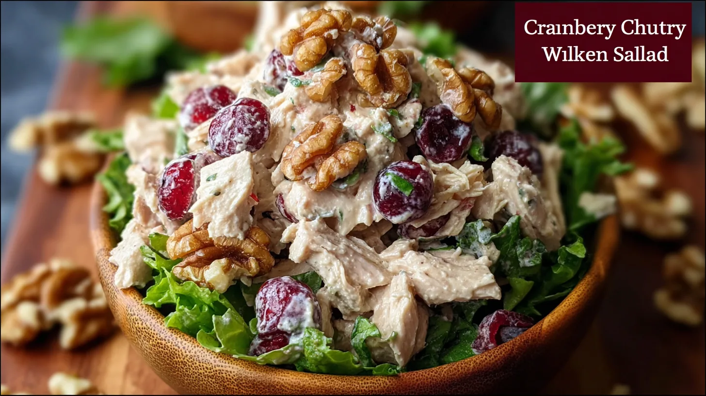Cranberry Walnut Chicken Salad recipe panera