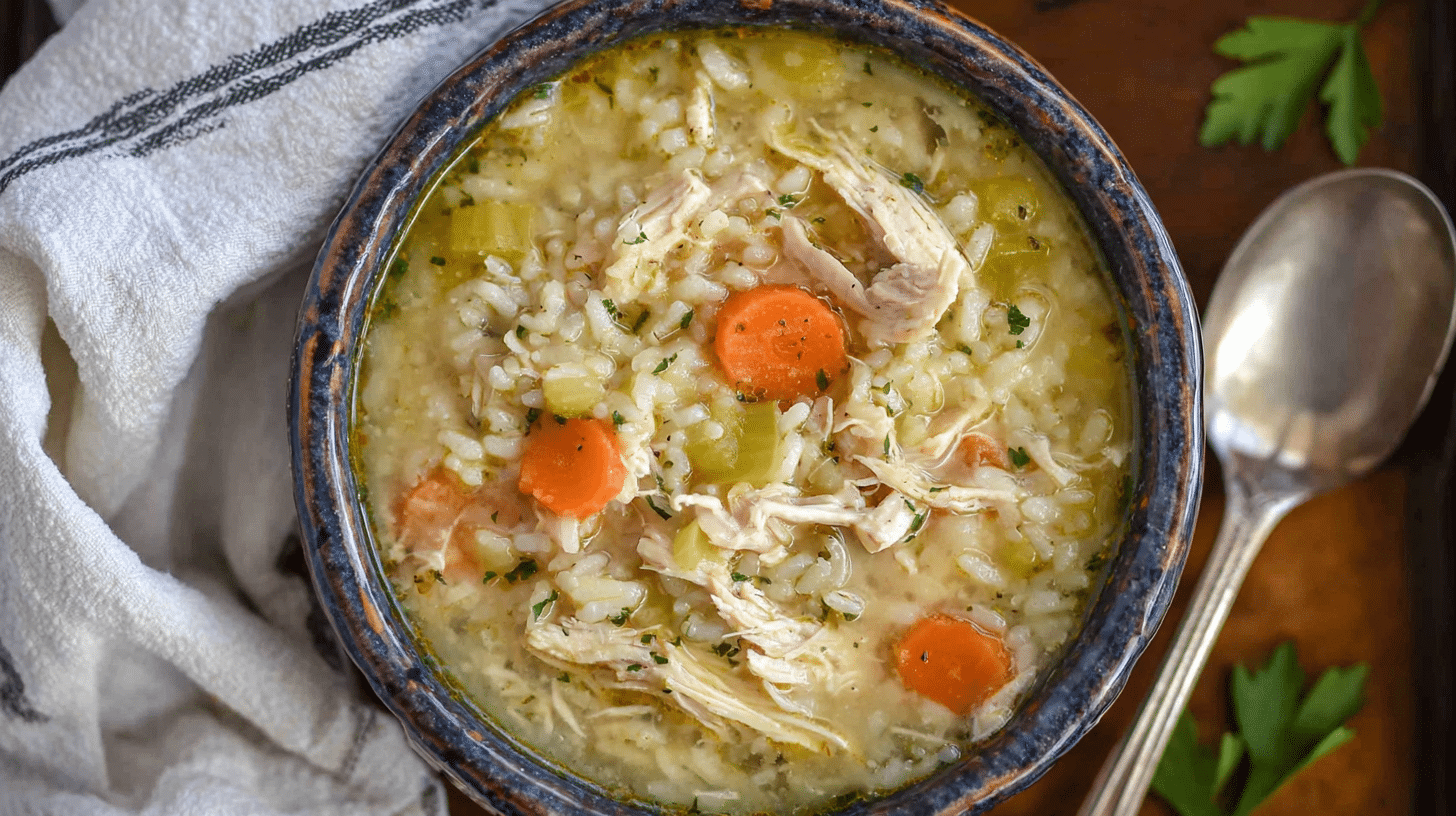 Instant Pot Chicken And Rice Soup