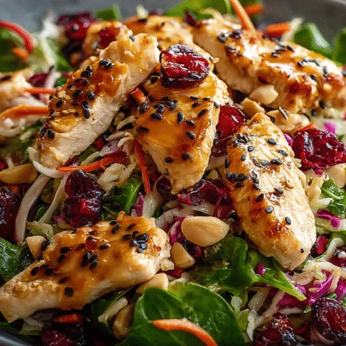 Asian Chicken Cranberry Salad recipe epic