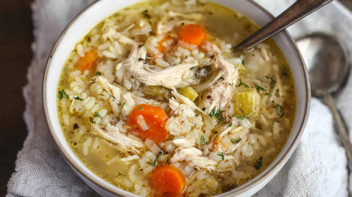 Chicken Rice Soup Instant Pot
