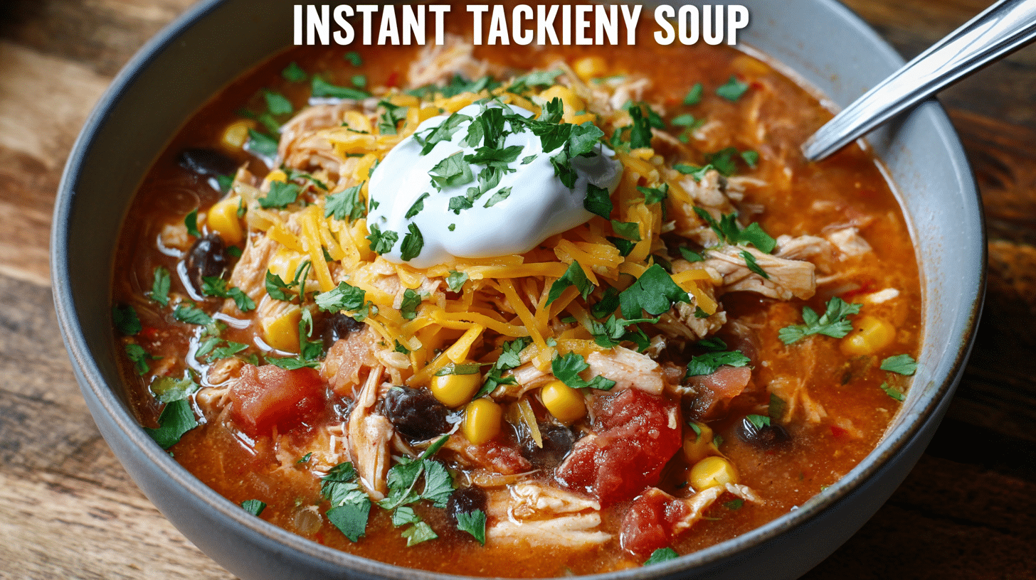 Instant Pot Chicken Taco Soup