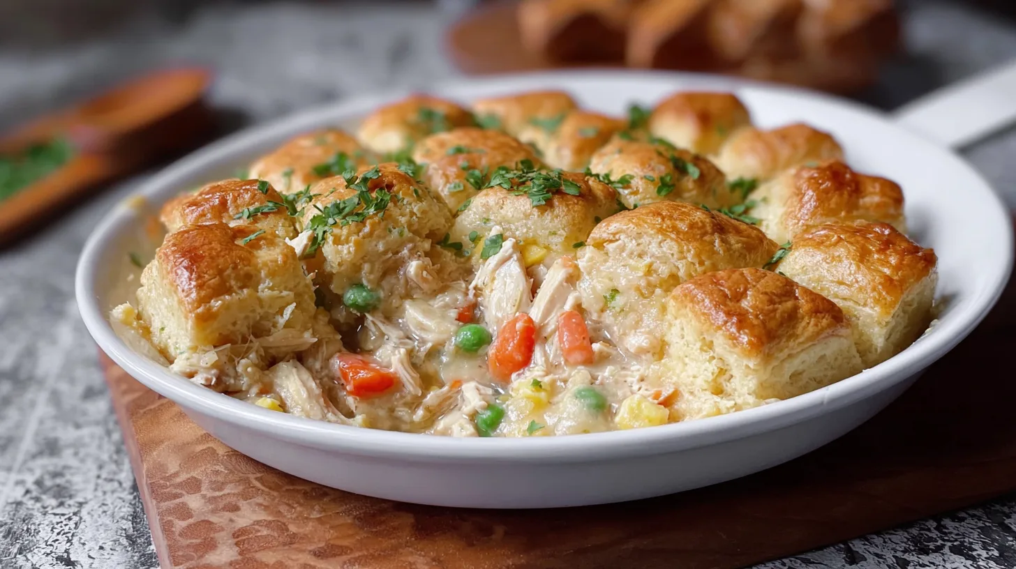 healthy chicken pot pie with rotisserie chicken 2025