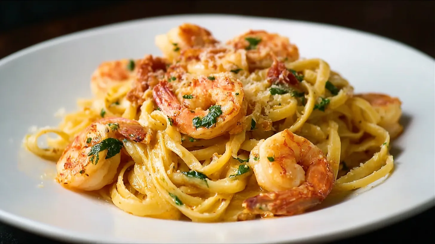 shrimp pasta for date night