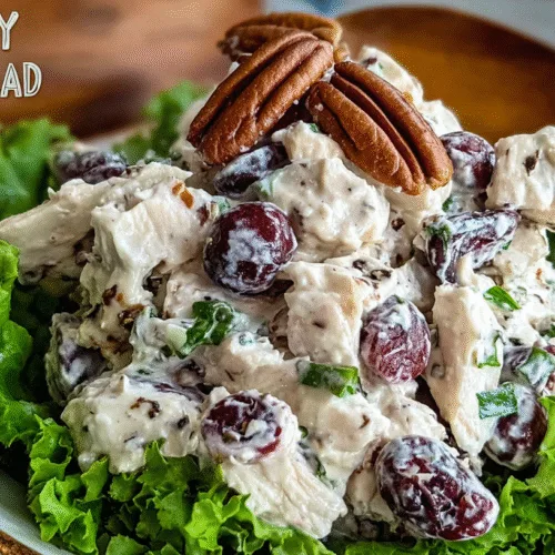 healthy chicken salad with cranberries and pecans 2025