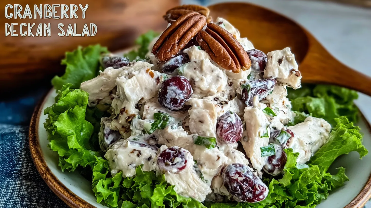 healthy chicken salad with cranberries and pecans 2025