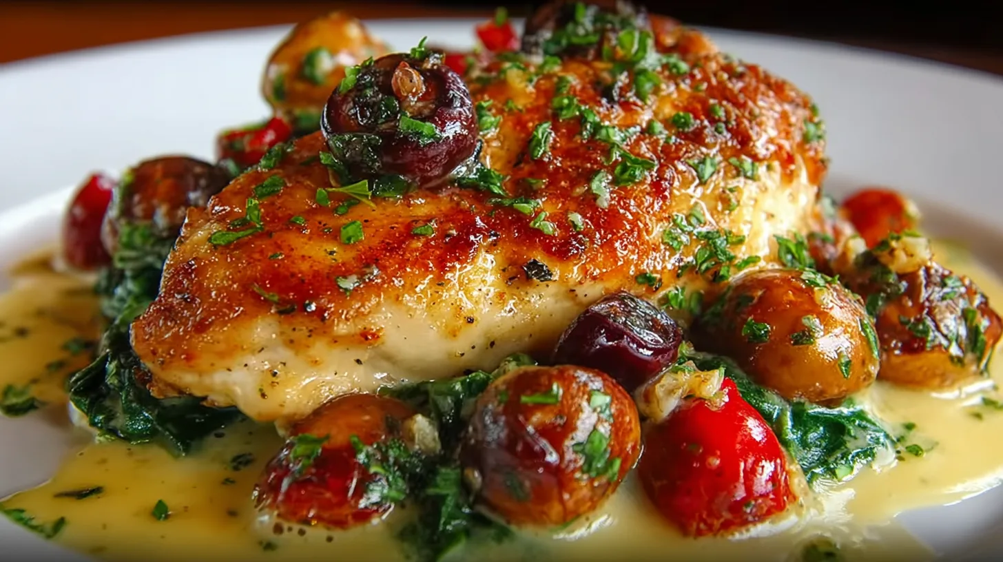 spinach stuffed chicken breast recipe