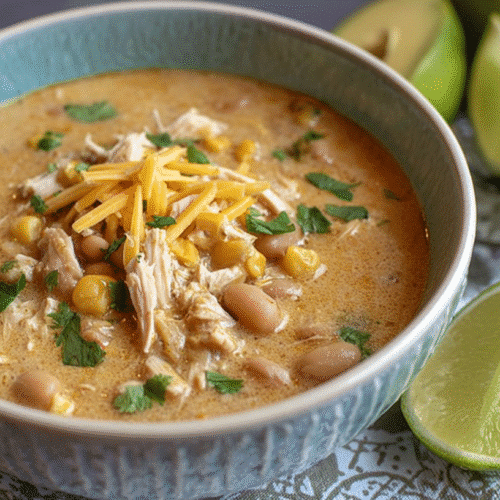 White Chicken Chili Slow Cooker Easy