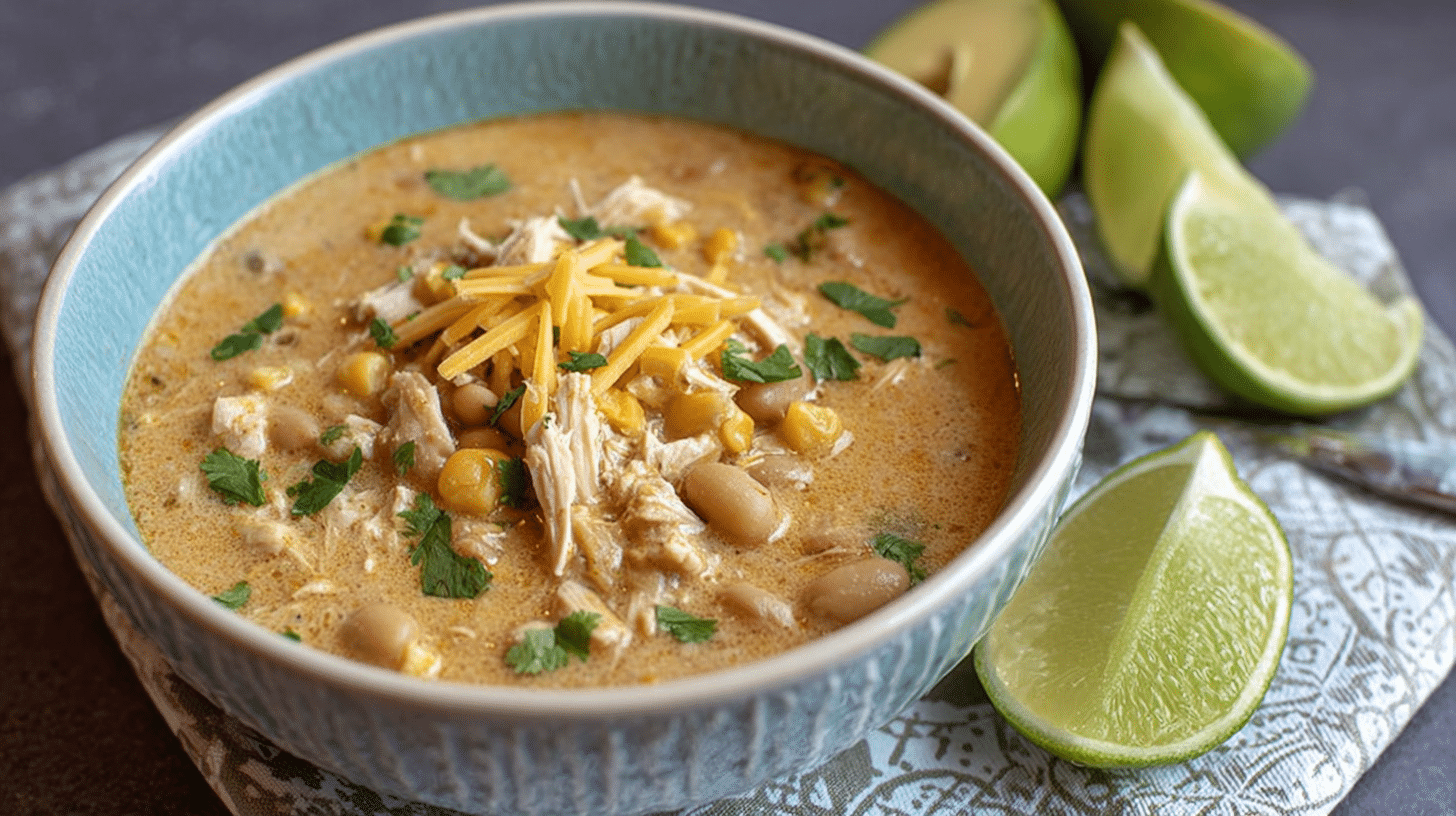 White Chicken Chili Slow Cooker Easy